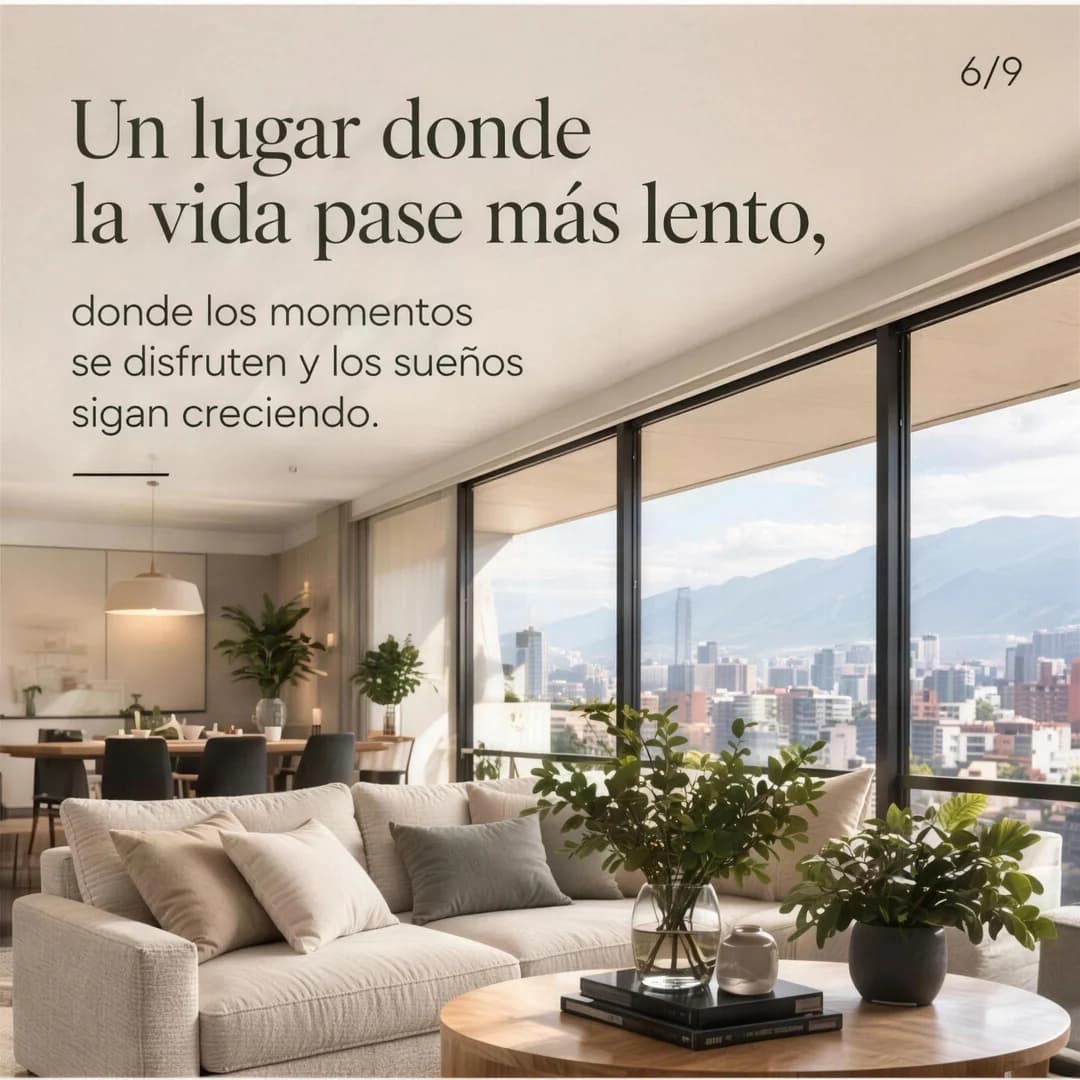 Un lugar donde la vida pase más lento, donde los momentos se disfruten y los sueños sigan creciendo.